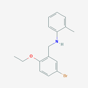 molecular formula C16H18BrNO B425567 N-(5-bromo-2-ethoxybenzyl)-2-methylaniline 