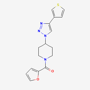 1-(2-furoyl)-4-[4-(3-thienyl)-1H-1,2,3-triazol-1-yl]piperidine