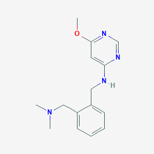 N-{2-[(dimethylamino)methyl]benzyl}-6-methoxypyrimidin-4-amine