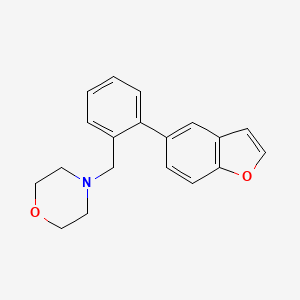 molecular formula C19H19NO2 B4255831 4-[2-(1-benzofuran-5-yl)benzyl]morpholine 