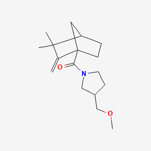 1-[(3,3-dimethyl-2-methylenebicyclo[2.2.1]hept-1-yl)carbonyl]-3-(methoxymethyl)pyrrolidine