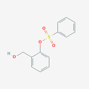 molecular formula C13H12O4S B425636 2-(Hydroxymethyl)phenyl benzenesulfonate 