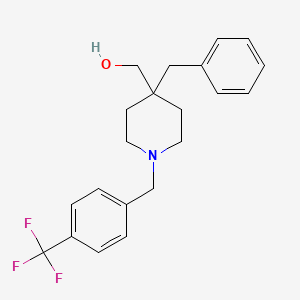 {4-benzyl-1-[4-(trifluoromethyl)benzyl]-4-piperidinyl}methanol