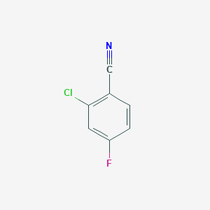 molecular formula C7H3ClFN B042565 2-氯-4-氟苯甲腈 CAS No. 60702-69-4