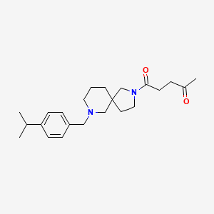 5-[7-(4-isopropylbenzyl)-2,7-diazaspiro[4.5]dec-2-yl]-5-oxo-2-pentanone