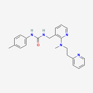 N-(4-methylphenyl)-N'-[(2-{methyl[2-(2-pyridinyl)ethyl]amino}-3-pyridinyl)methyl]urea