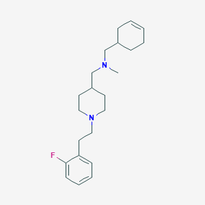 (3-cyclohexen-1-ylmethyl)({1-[2-(2-fluorophenyl)ethyl]-4-piperidinyl}methyl)methylamine