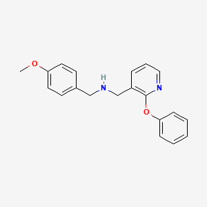 molecular formula C20H20N2O2 B4256946 (4-methoxybenzyl)[(2-phenoxy-3-pyridinyl)methyl]amine 