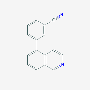 molecular formula C16H10N2 B4256976 3-isoquinolin-5-ylbenzonitrile 