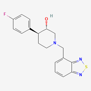 (3S*,4S*)-1-(2,1,3-benzothiadiazol-4-ylmethyl)-4-(4-fluorophenyl)piperidin-3-ol
