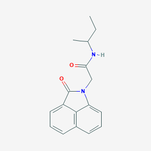 molecular formula C17H18N2O2 B425730 N-sec-Butyl-2-(2-oxo-2H-benzo[cd]indol-1-yl)-acetamide CAS No. 664318-05-2