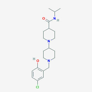 molecular formula C21H32ClN3O2 B4257370 1'-(5-chloro-2-hydroxybenzyl)-N-isopropyl-1,4'-bipiperidine-4-carboxamide 