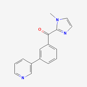(1-methyl-1H-imidazol-2-yl)(3-pyridin-3-ylphenyl)methanone
