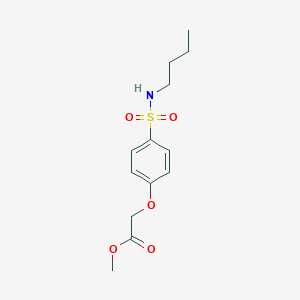 Methyl {4-[(butylamino)sulfonyl]phenoxy}acetate