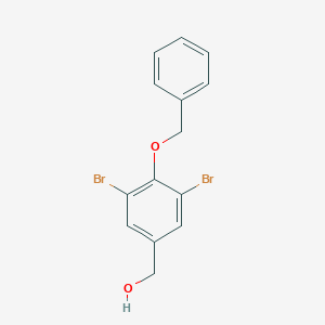 molecular formula C14H12Br2O2 B425762 [4-(Benzyloxy)-3,5-dibromophenyl]methanol CAS No. 249515-07-9