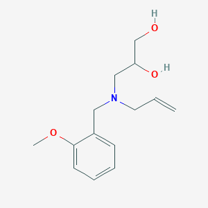 3-[allyl(2-methoxybenzyl)amino]propane-1,2-diol