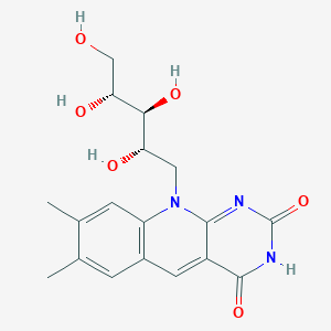 molecular formula C18H21N3O6 B042581 5-Deazariboflavin CAS No. 19342-73-5