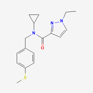 N-cyclopropyl-1-ethyl-N-[4-(methylthio)benzyl]-1H-pyrazole-3-carboxamide