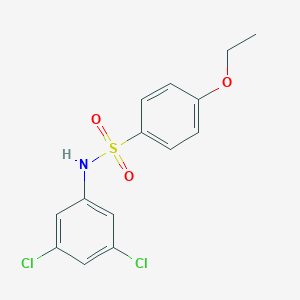 molecular formula C14H13Cl2NO3S B425866 N-(3,5-dichlorophenyl)-4-ethoxybenzenesulfonamide 