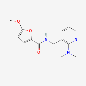 molecular formula C16H21N3O3 B4258861 N-{[2-(diethylamino)-3-pyridinyl]methyl}-5-methoxy-2-furamide 
