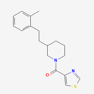 3-[2-(2-methylphenyl)ethyl]-1-(1,3-thiazol-4-ylcarbonyl)piperidine
