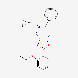 N-benzyl-1-cyclopropyl-N-{[2-(2-ethoxyphenyl)-5-methyl-1,3-oxazol-4-yl]methyl}methanamine