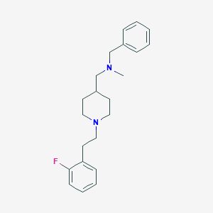N-benzyl-1-{1-[2-(2-fluorophenyl)ethyl]-4-piperidinyl}-N-methylmethanamine