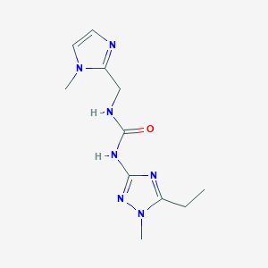 N-(5-ethyl-1-methyl-1H-1,2,4-triazol-3-yl)-N'-[(1-methyl-1H-imidazol-2-yl)methyl]urea