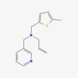 N-[(5-methyl-2-thienyl)methyl]-N-(pyridin-3-ylmethyl)prop-2-en-1-amine