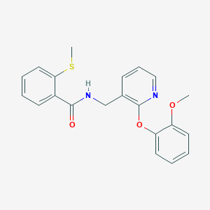 N-{[2-(2-methoxyphenoxy)-3-pyridinyl]methyl}-2-(methylthio)benzamide