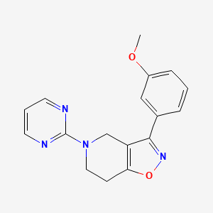 3-(3-methoxyphenyl)-5-(2-pyrimidinyl)-4,5,6,7-tetrahydroisoxazolo[4,5-c]pyridine