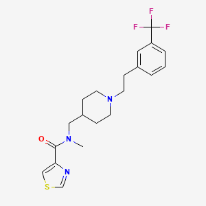 N-methyl-N-[(1-{2-[3-(trifluoromethyl)phenyl]ethyl}-4-piperidinyl)methyl]-1,3-thiazole-4-carboxamide