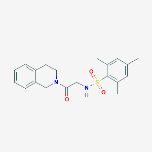 N-[2-(3,4-dihydro-2(1H)-isoquinolinyl)-2-oxoethyl]-2,4,6-trimethylbenzenesulfonamide