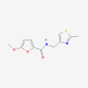 5-methoxy-N-[(2-methyl-1,3-thiazol-4-yl)methyl]-2-furamide