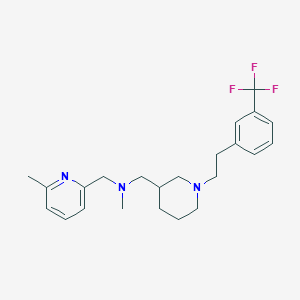 N-methyl-1-(6-methyl-2-pyridinyl)-N-[(1-{2-[3-(trifluoromethyl)phenyl]ethyl}-3-piperidinyl)methyl]methanamine
