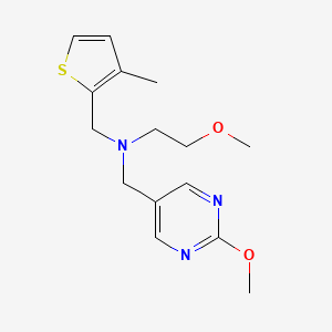 (2-methoxyethyl)[(2-methoxypyrimidin-5-yl)methyl][(3-methyl-2-thienyl)methyl]amine