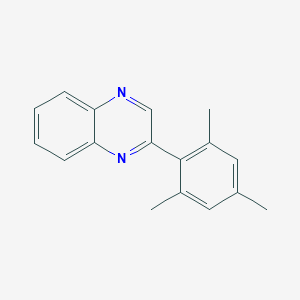 molecular formula C17H16N2 B4259654 2-mesitylquinoxaline 