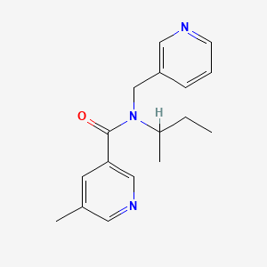 N-(sec-butyl)-5-methyl-N-(pyridin-3-ylmethyl)nicotinamide
