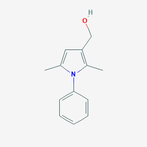 molecular formula C13H15NO B426001 (2,5-dimethyl-1-phenyl-1H-pyrrol-3-yl)methanol CAS No. 677304-07-3