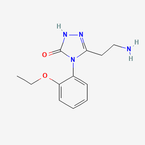 5-(2-aminoethyl)-4-(2-ethoxyphenyl)-2,4-dihydro-3H-1,2,4-triazol-3-one