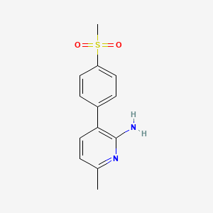 6-methyl-3-[4-(methylsulfonyl)phenyl]-2-pyridinamine