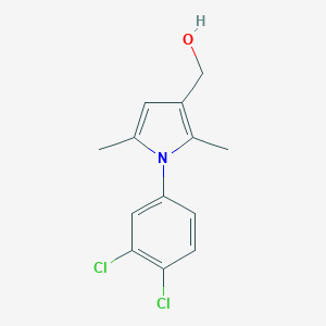 [1-(3,4-dichlorophenyl)-2,5-dimethyl-1H-pyrrol-3-yl]methanol