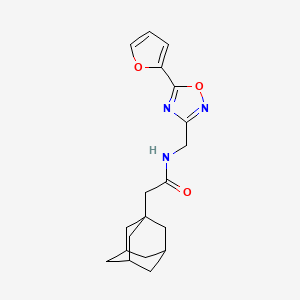 2-(1-adamantyl)-N-{[5-(2-furyl)-1,2,4-oxadiazol-3-yl]methyl}acetamide