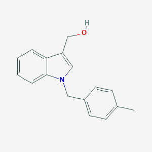 molecular formula C17H17NO B426090 [1-(4-methylbenzyl)-1H-indol-3-yl]methanol CAS No. 664317-83-3