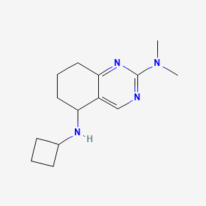 molecular formula C14H22N4 B4260900 N~5~-cyclobutyl-N~2~,N~2~-dimethyl-5,6,7,8-tetrahydro-2,5-quinazolinediamine 