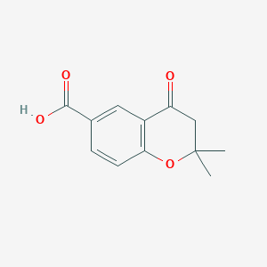 molecular formula C12H12O4 B042611 2,2-二甲基-4-氧杂环己烷-6-羧酸 CAS No. 65372-54-5