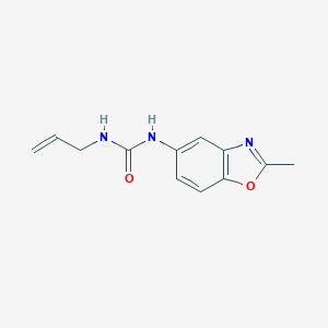 molecular formula C12H13N3O2 B426112 N-allyl-N'-(2-methyl-1,3-benzoxazol-5-yl)urea 