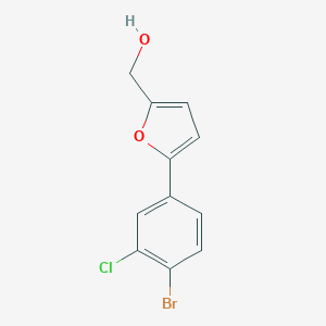 [5-(4-Bromo-3-chlorophenyl)-2-furyl]methanol