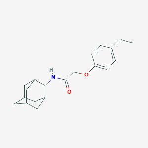 molecular formula C20H27NO2 B426169 N-(2-adamantyl)-2-(4-ethylphenoxy)acetamide 