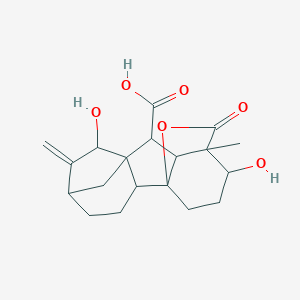 B042618 7,12-Dihydroxy-11-methyl-6-methylidene-16-oxo-15-oxapentacyclo[9.3.2.15,8.01,10.02,8]heptadecane-9-carboxylic acid CAS No. 63351-80-4